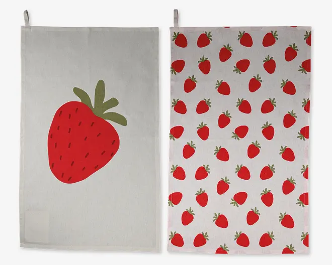 Viskestykke jordbær 2 stk. 