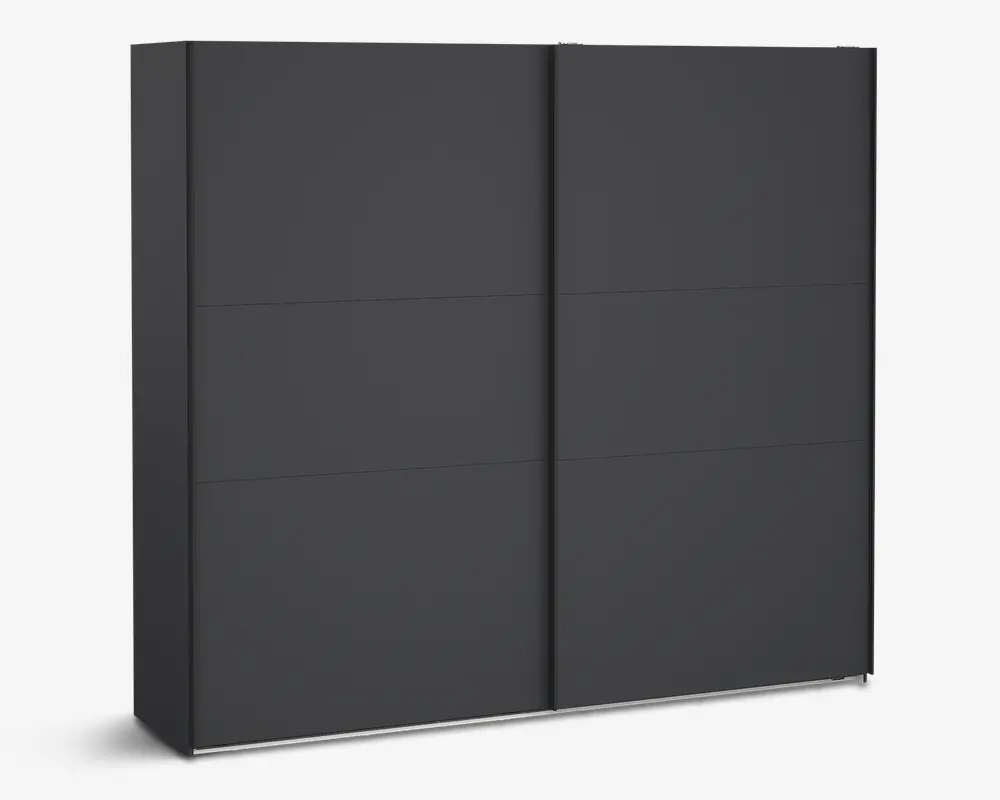   Garderobeskab Case grå B. 244 x H. 221 cm