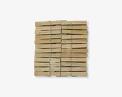 Tøjklemmer Bambus 48 Stk.