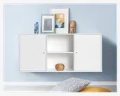 Reol Mistral 3 Sekt. m/2 Døre Hvid