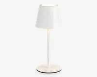 Bordlampe Diaz mat hvid H.21 cm 