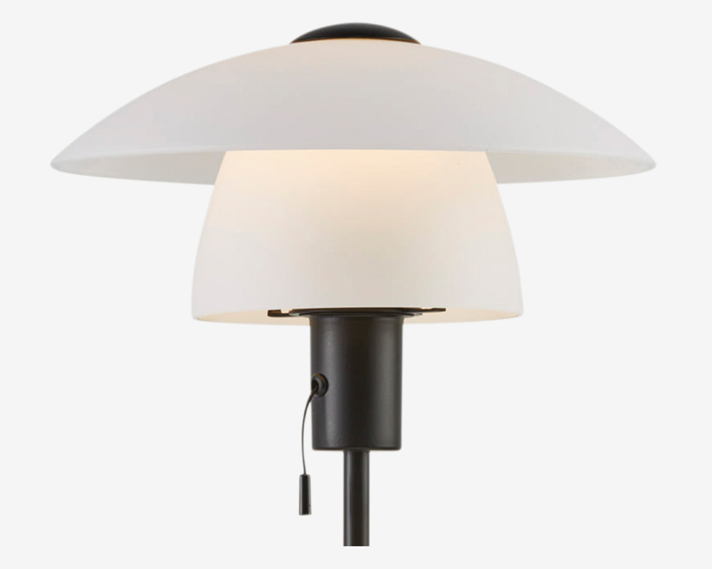 Bordlampe Verona Opal Hvid