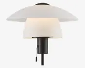 Bordlampe Verona Opal Hvid