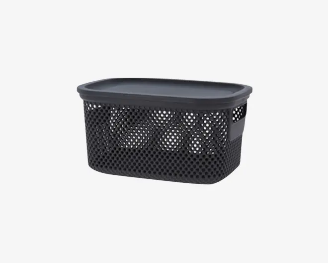 Opbevaringsboks Med Låg Ass H.12 cm