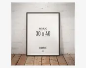 Ramme Røget Eg Slim 30 x 40 cm 