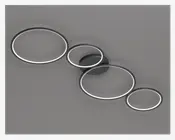 Loftlampe Rondo 4 Sort L.97 cm