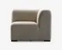 Lounge modul sofa beige stof