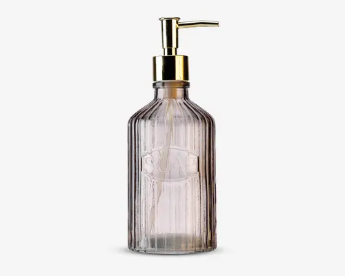 Sæbedispenser glas klar 450 ml