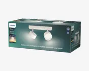 Vægspot Bracia hvid 2x5,5W