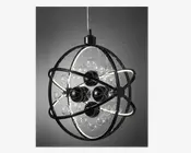Loftlampe Galaxy Sort Ø.48 cm