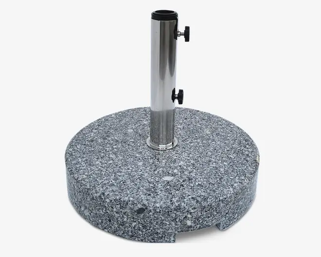 Parasolfod grå granit 35 kg