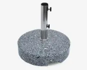 Parasolfod grå granit 35 kg