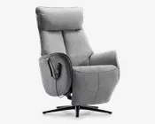 Drejestol m/indbygget skammel og 0-gravity