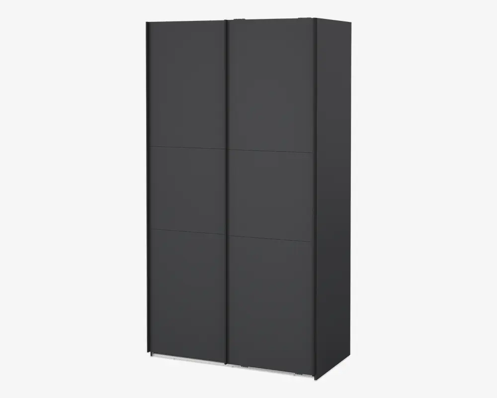Garderobeskab Case grå B. 119 x H. 221 cm