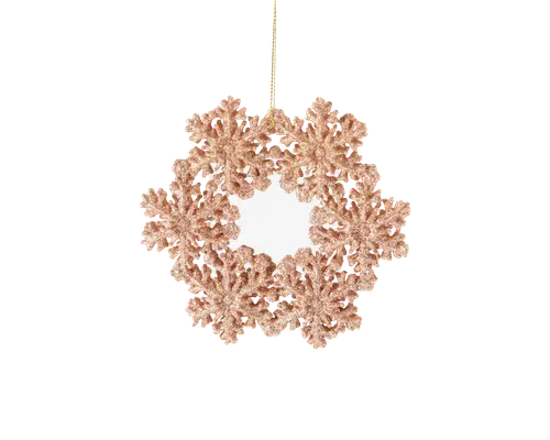 Ornament krans ass Ø.12 cm