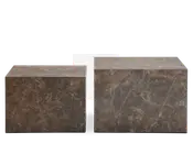 Sofabord Dice brown stone 