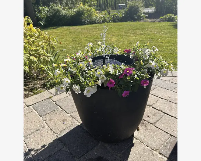 Solcelle springvand Ø.16 cm 