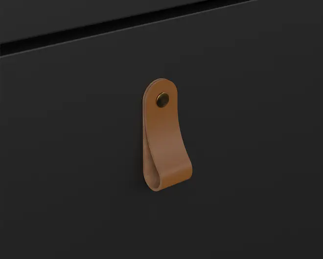 Tv-bord Madrid sort m/3 skuffer