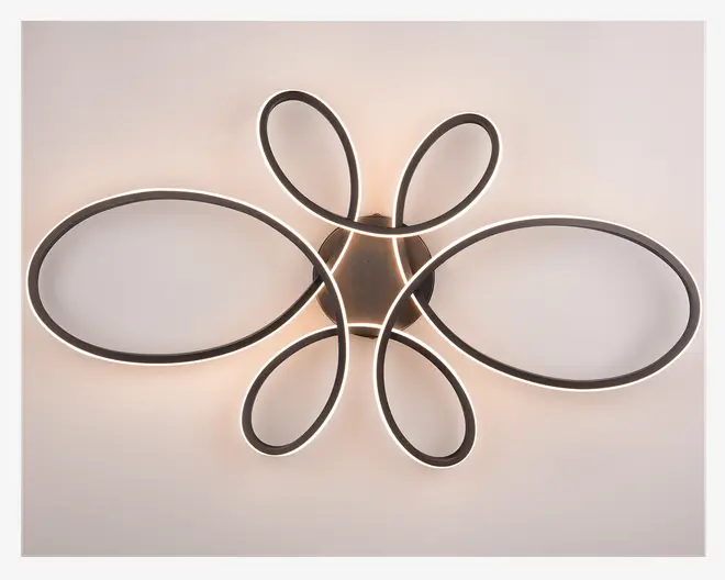 Loftlampe Fly Sort L.83 cm