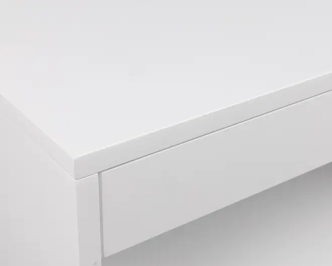 Sengebord Cholet med 1 skuffe hvid