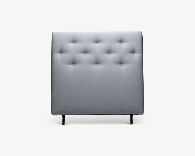 Hovedgavl Milan B. 120 cm grå