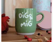 Krus 'Dig & mig' grøn 