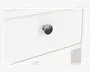 Sengebord Madrid hvid med 1 skuffe