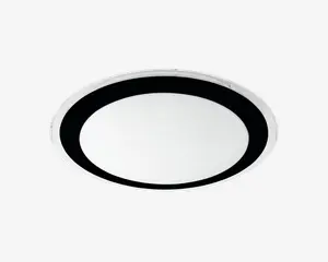 Plafond Competa 2 sort Ø.33,5 cm