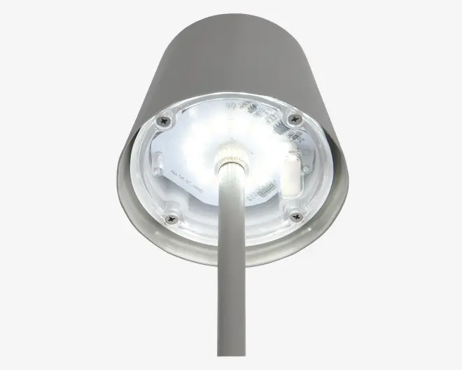 Bordlampe Diaz grå H.21 cm