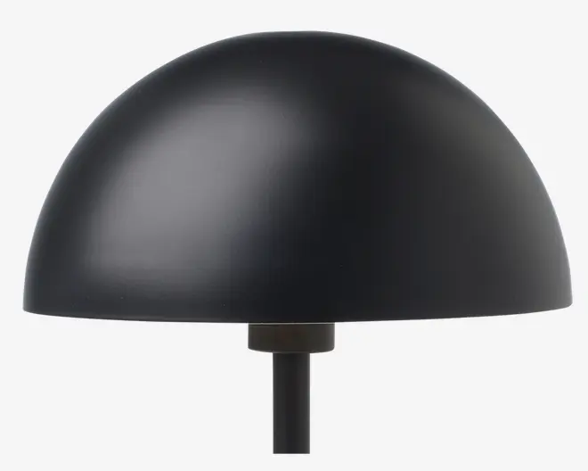 Bordlampe Boogie mat sort H.25 cm 