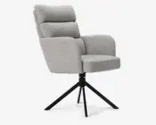 Spisebordsstol med armlæn beige