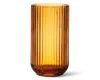 Lyngby vase glas amber H.20 cm 