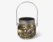 Solcelle sylteglas klar Ø.8 cm 