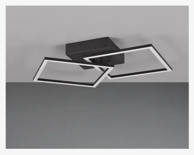 Loftlampe Trial 2 Sort L.44,5 cm 