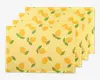 Dækkeservietter citron 28x43 cm 