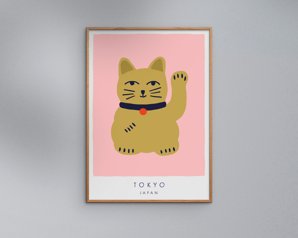 Plakat A Lucky Cat