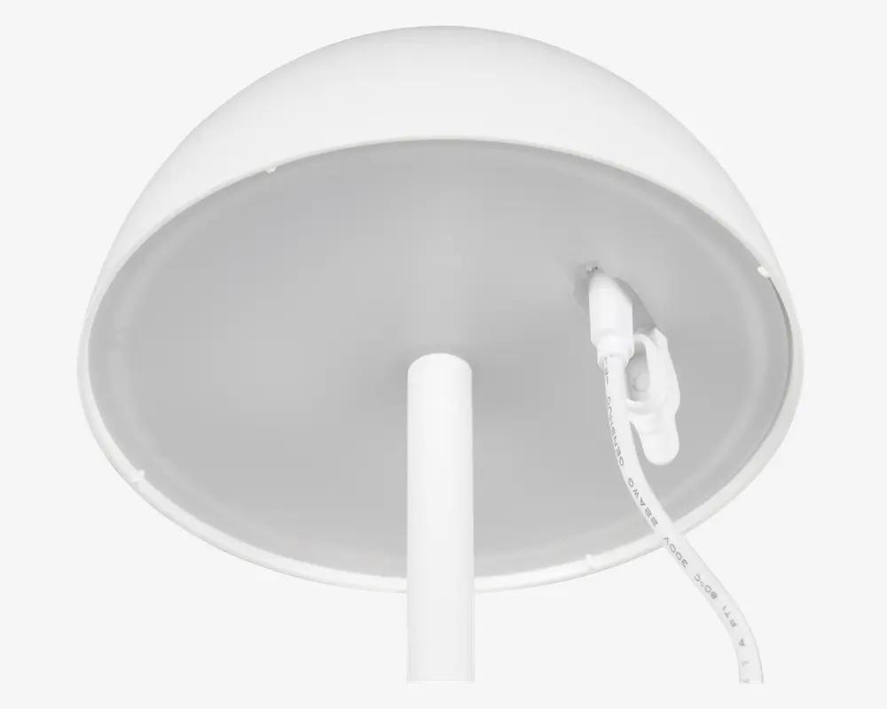 Bordlampe Ricardo mat hvid H.30 cm 