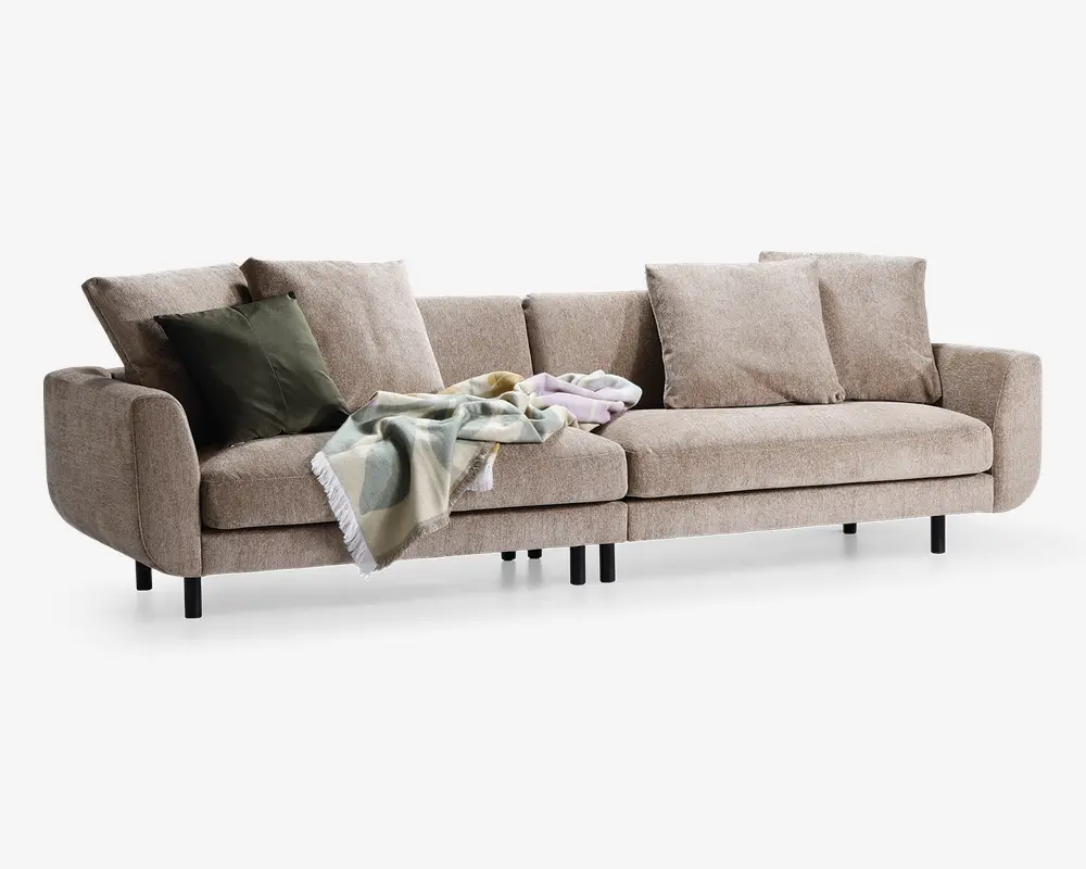 Sofa 3,5 pers. Lazy taupe 