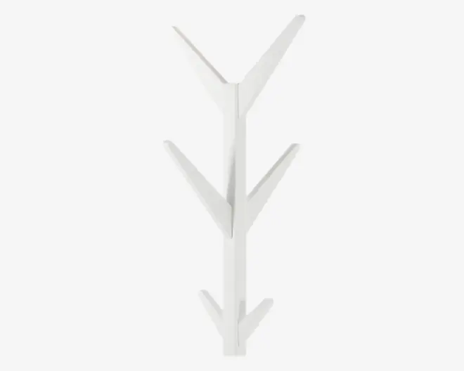 Stumtjener Ascot hvid