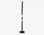 Gulvlampe Ginko sort inkl. LED H.110 cm