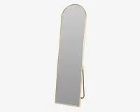 Spejl stående guld H.150 cm 