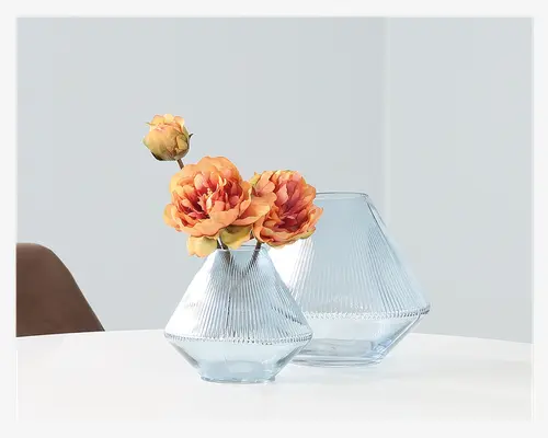 Vase Lina Large Blå H.21 cm