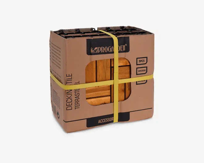 Træfliser 9 stk. akacie