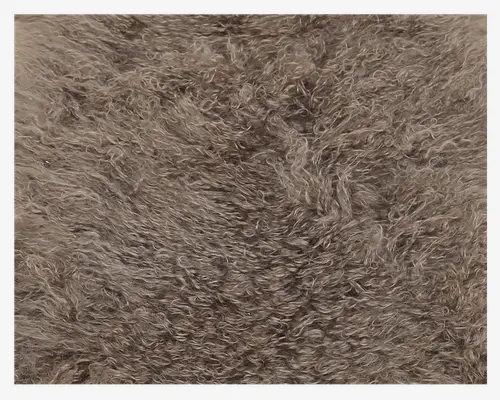 Tibetansk Lammeskind Taupe B.50 x L.90 cm