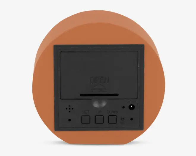 Vækkeur Spry orange Ø.9 x D.4,3 cm 