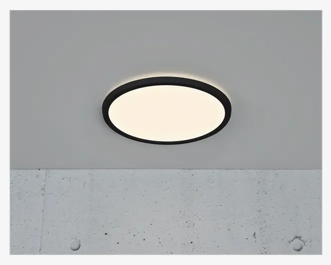 Plafond Oja Sort Ø.29,4 cm