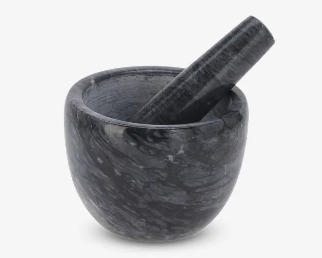 Morter marmor assorteret H.12 cm