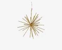 Stjerne M.Snor Guld Ø.10cm