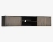 Reolopstilling Tv-sektion røget eg