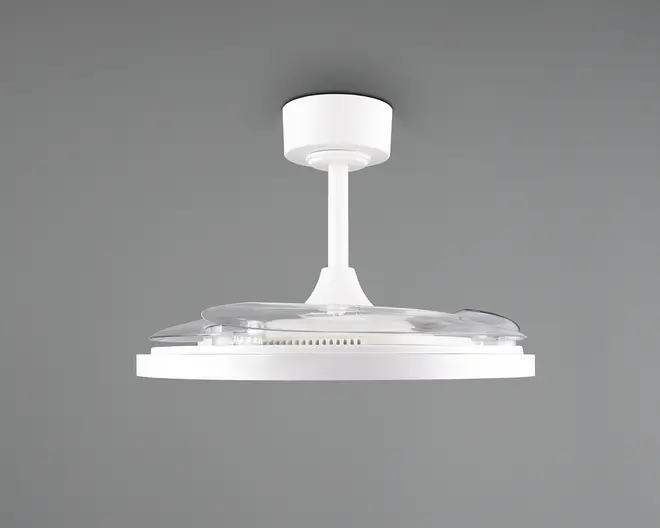 Loftlampe med indbygget ventilator